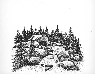 Simplescapes, Rustic Sepia, Frame I