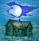 Frame 4, SimpleScapes Moonlit Cabin Miniscapes