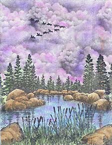 Billows of Violet