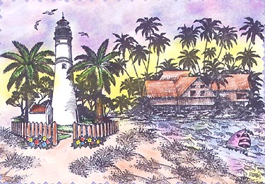 Keywest Lighthouse Florida