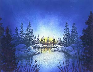 Warm in Blue