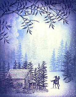 [Cabin/Soft Blue Light]
