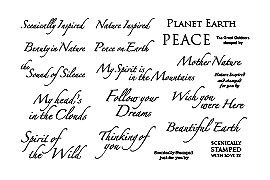 Sentiments sheet 21