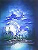 9-Step: Lake and Moon