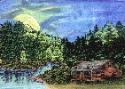 11-Step: Moonlit Cabin
