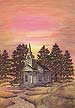 Warm Light Over the Chapel